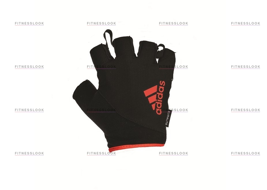 для фитнеса - красные S в СПб по цене 1290 ₽ в категории тренажерные перчатки Adidas