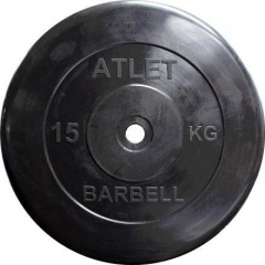 Диск для штанги MB Barbell Atlet - 31 мм - 15 кг в СПб по цене 4540 ₽