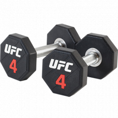 Обрезиненная гантель UFC 4 кг. в СПб по цене 12320 ₽
