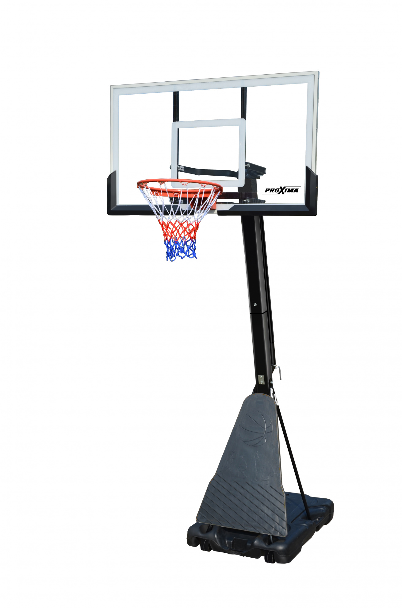 Мобильная баскетбольная стойка Proxima S027 — 54″, стекло