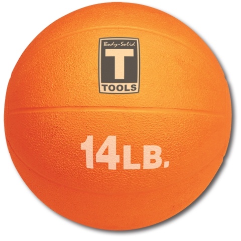 Медбол Body Solid 6.4 кг. оранжевый