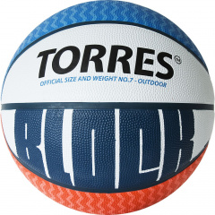 Баскетбольный мяч Torres BLOCK, р.7 B02077 в СПб по цене 1590 ₽