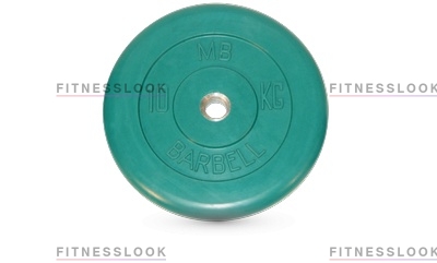 MB Barbell зеленый - 26 мм - 10 кг из каталога дисков для штанги с посадочным диаметром 26 мм.  в Санкт-Петербурге по цене 2412 ₽