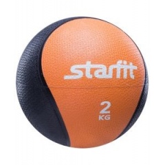 Медбол StarFit 2 кг. PRO GB-702, оранжевый в СПб по цене 4131 ₽