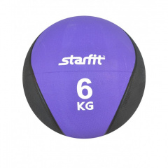 Медбол StarFit 6 кг Pro GB-702 фиолетовый в СПб по цене 6600 ₽