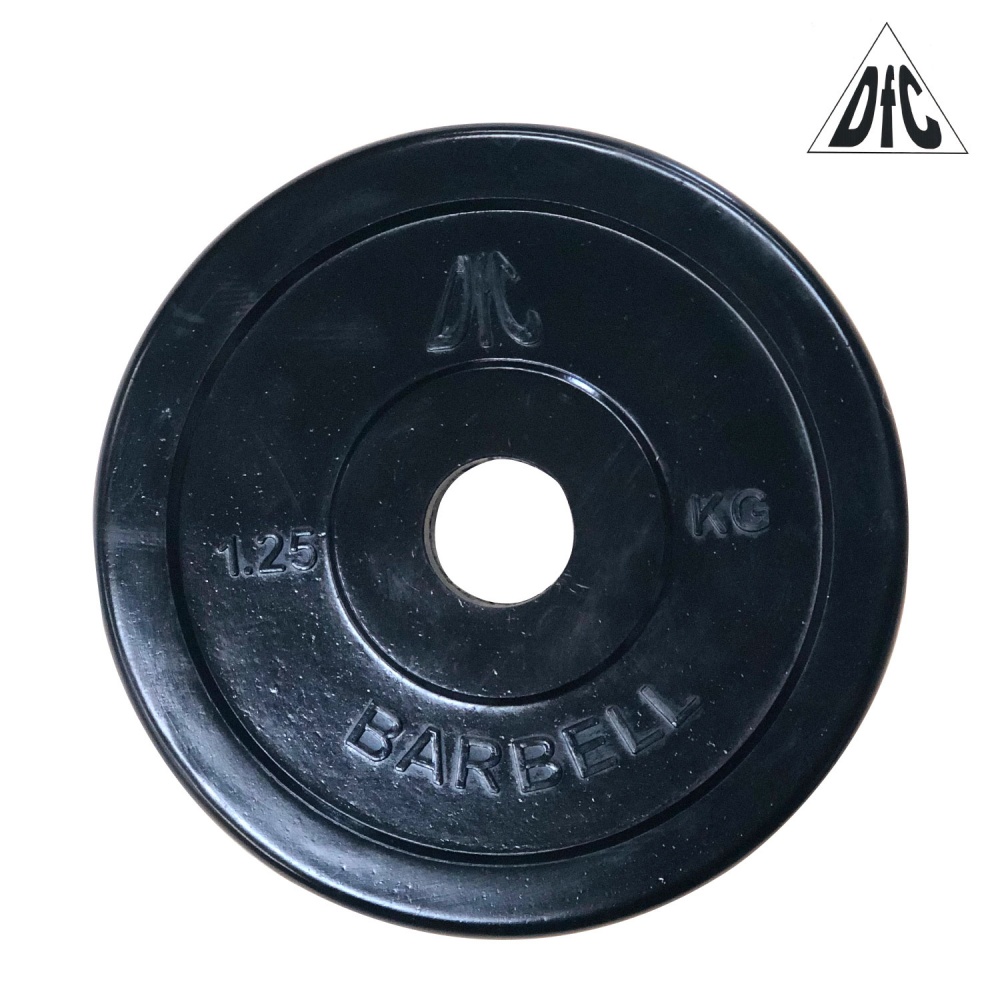 DFC 1.25 обрезиненный из каталога дисков для штанги с посадочным диаметром 26 мм.  в Санкт-Петербурге по цене 590 ₽