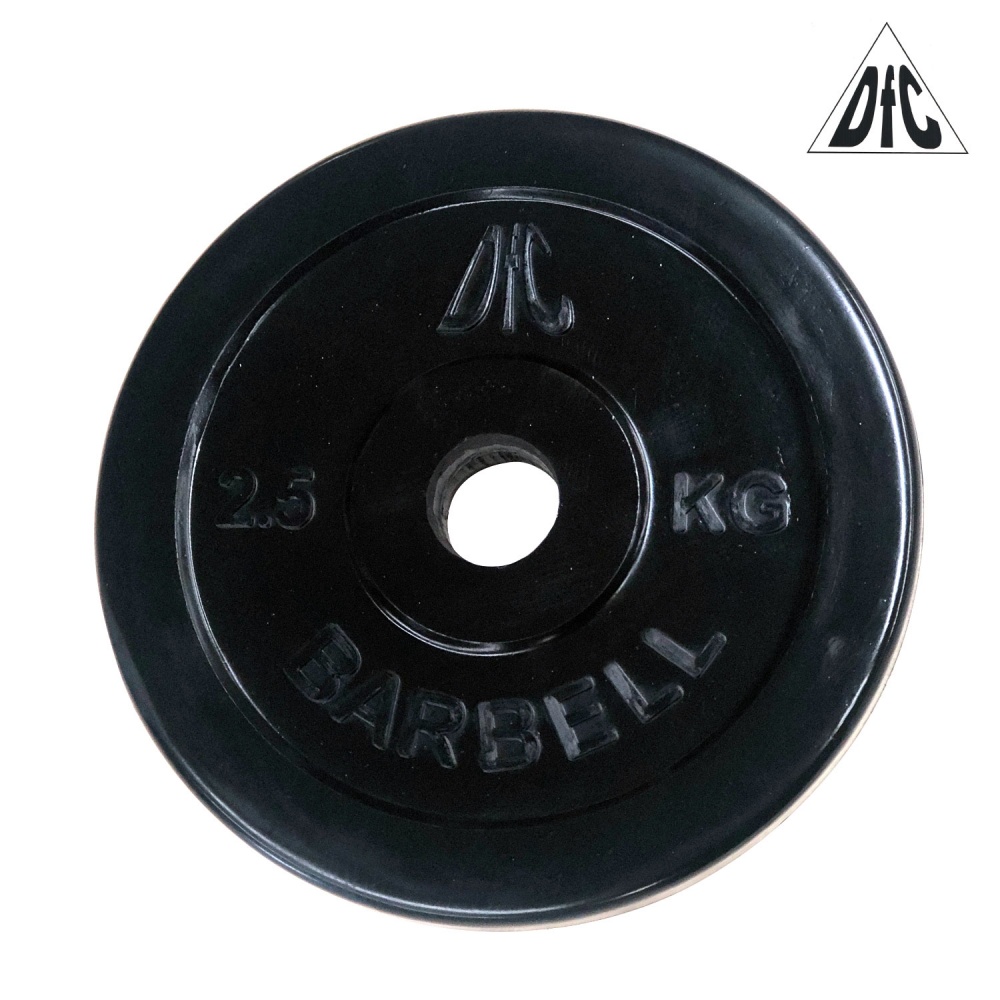 2.5 кг обрезиненный в СПб по цене 790 ₽ в категории диски (блины) для штанг и гантелей DFC