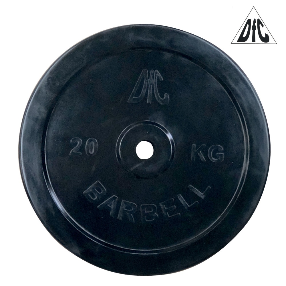 20 кг обрезиненный в СПб по цене 5590 ₽ в категории диски (блины) для штанг и гантелей DFC