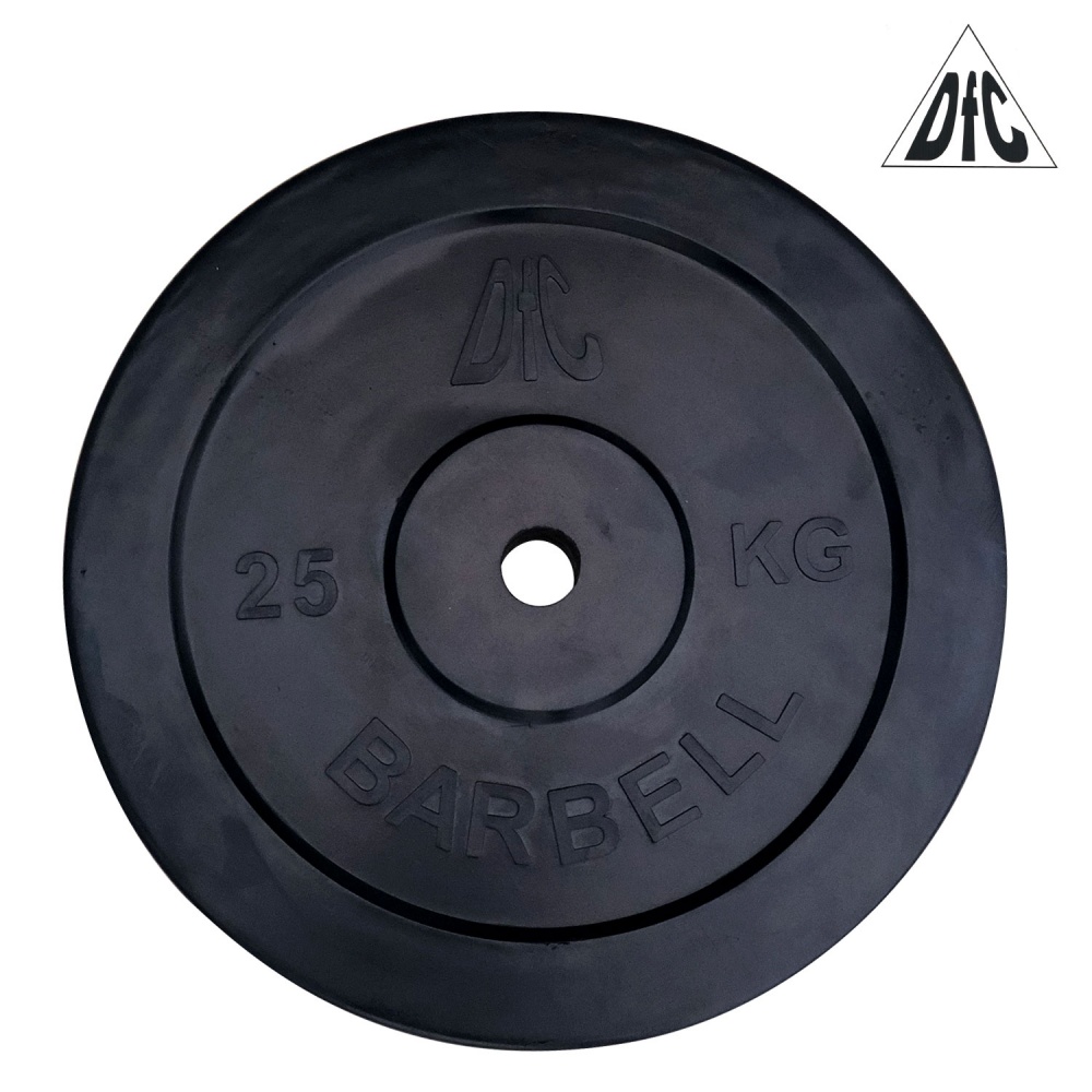 25 кг обрезиненный в СПб по цене 6920 ₽ в категории диски (блины) для штанг и гантелей DFC