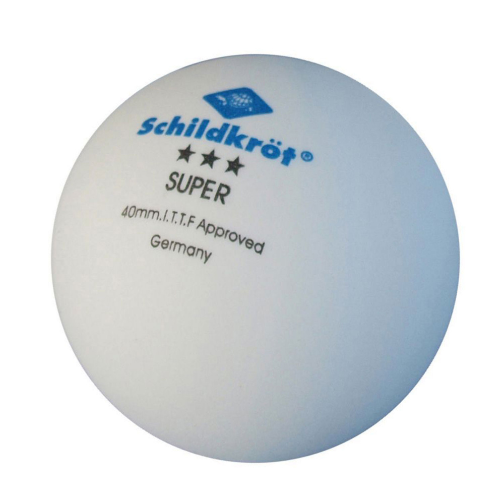 Мяч для настольного тенниса Donic Super 3 4 шт. белый