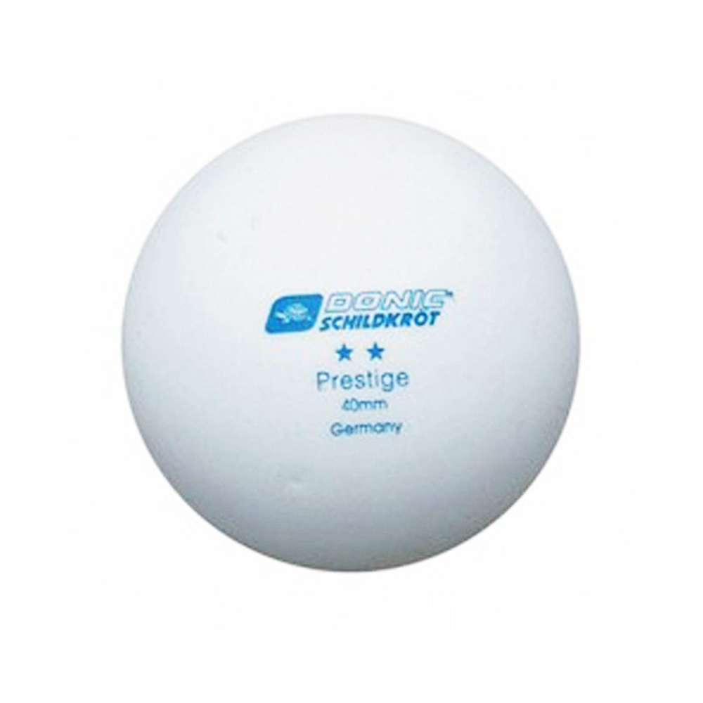 Мяч для настольного тенниса Donic Prestige 2 (белые, 6 шт)
