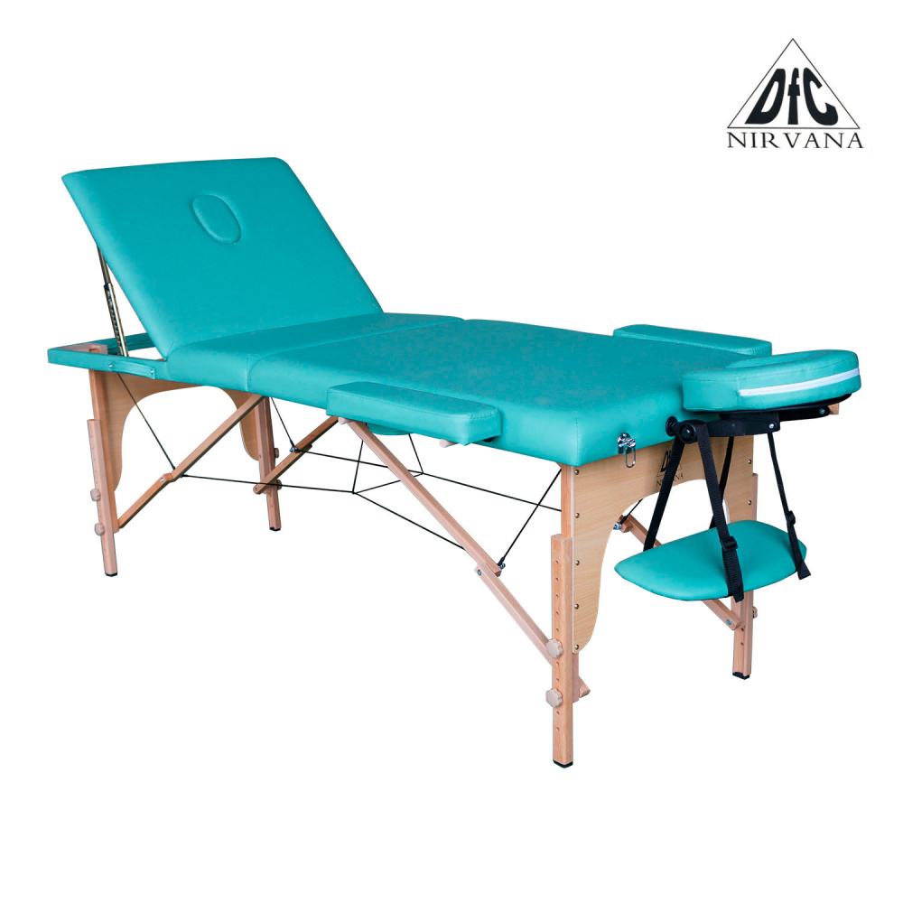 Nirvana Relax Pro (зеленый) в СПб по цене 15990 ₽ в категории складные массажные столы DFC