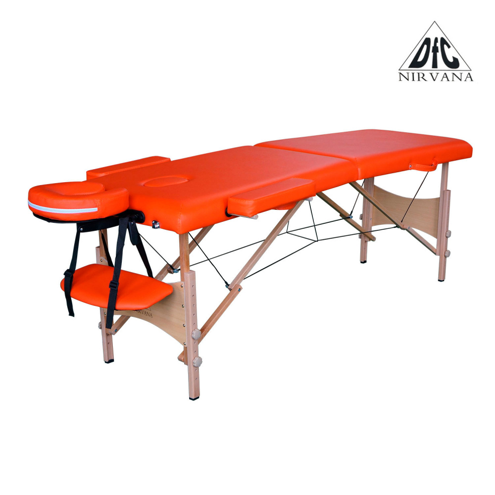 DFC Nirvana Optima (оранжевый) из каталога складных массажных столов в Санкт-Петербурге по цене 13990 ₽