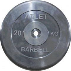 MB Barbell Atlet - 31 мм - 20 кг из каталога дисков для штанги с посадочным диаметром 30 мм.  в Санкт-Петербурге по цене 5870 ₽