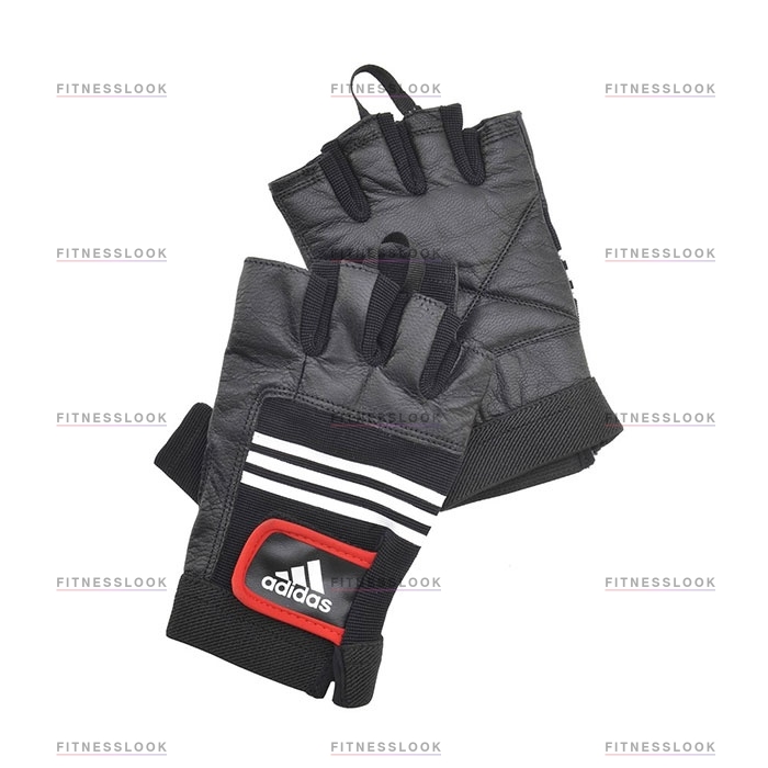 Adidas тяжелоатлетические - кожаные L/XL из каталога пар тренажерных перчаток в Санкт-Петербурге по цене 2090 ₽