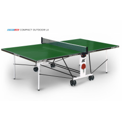 Всепогодный теннисный стол Start Line Compact Outdoor-2 LX Зелёный для статьи топ-10 рейтинг всепогодных теннисных столов