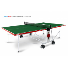 Всепогодный теннисный стол Start Line Compact EXPERT Outdoor 4 Зелёный в СПб по цене 44590 ₽
