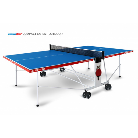 Всепогодный теннисный стол Start Line Compact EXPERT Outdoor 4 Синий