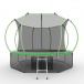 Батут с защитной сеткой Evo Jump Internal 12ft (Green) + Lower net