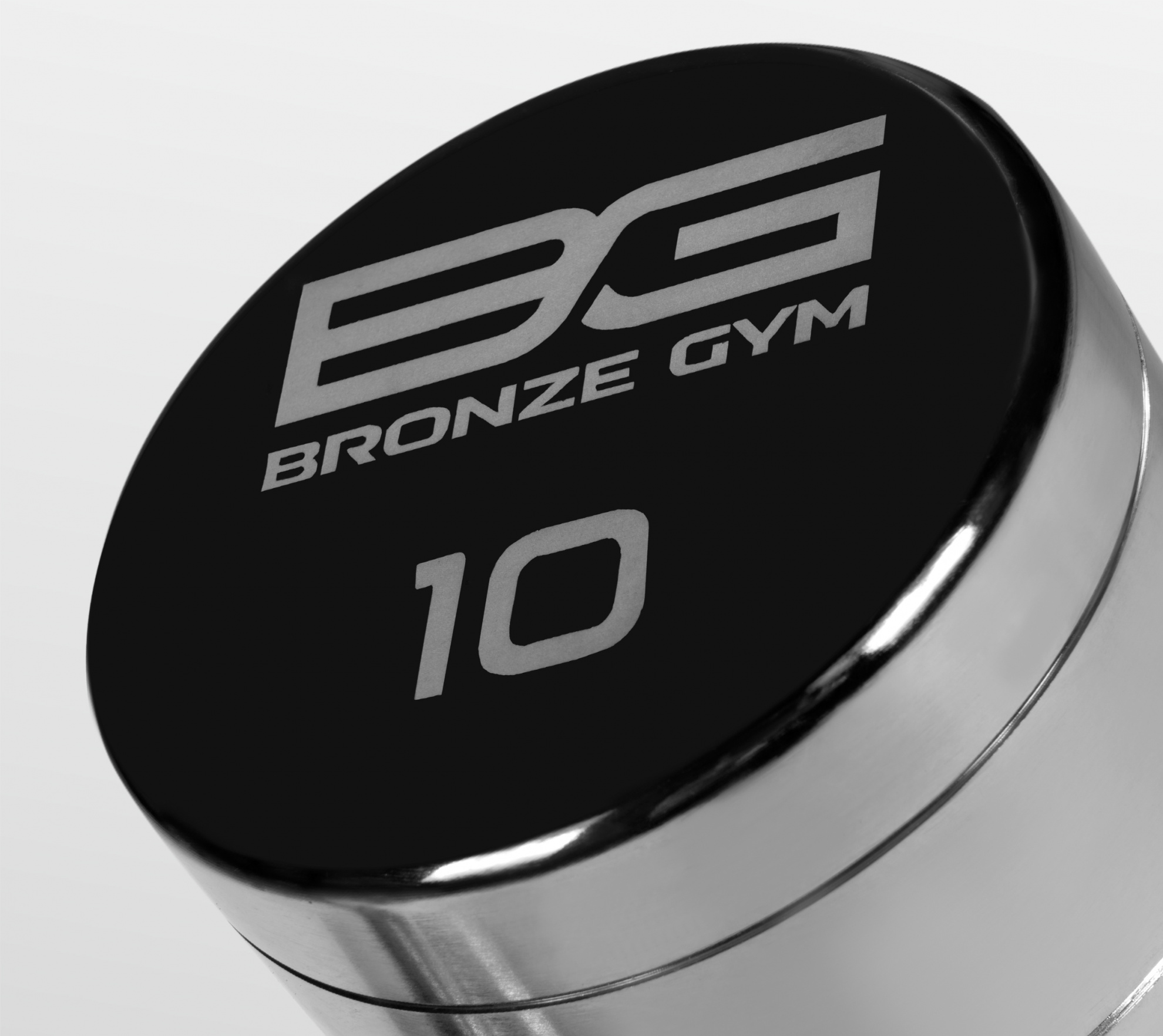 Хромированная гантель Bronze Gym 10 кг. BG-PA-DB-C10