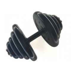 MB Barbell Atlet 40 кг. обрезиненная из каталога разборных (наборных) гантелей в Санкт-Петербурге по цене 10630 ₽