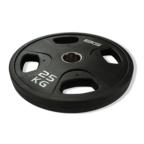 обрезиненный черный 25 кг  BG-PA-PL-P250 в СПб по цене 10390 ₽ в категории диски (блины) для штанг и гантелей Bronze Gym