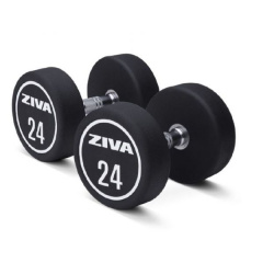 Ziva XP Urethane Dumbbell Set (5 pairs) 22-30 kg ZXP-DBPU8605 из каталога гантельных рядов в Санкт-Петербурге по цене 177390 ₽