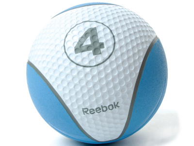 Медицинский мяч 4 кг синий Reebok RE-21124