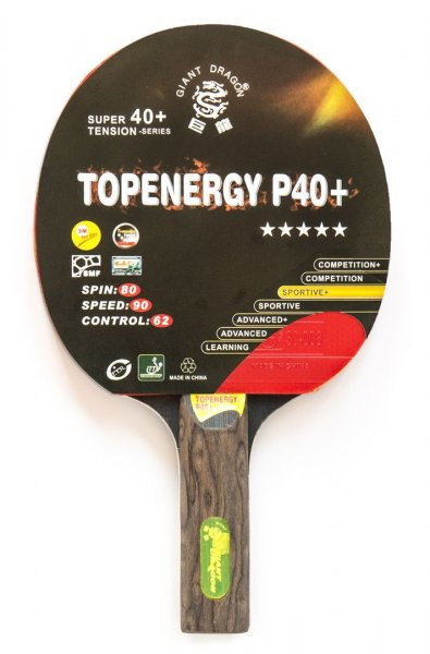 Giant Dragon Topenergy 5 Star New (прямая) из каталога ракеток для настольного тенниса в Санкт-Петербурге по цене 910 ₽