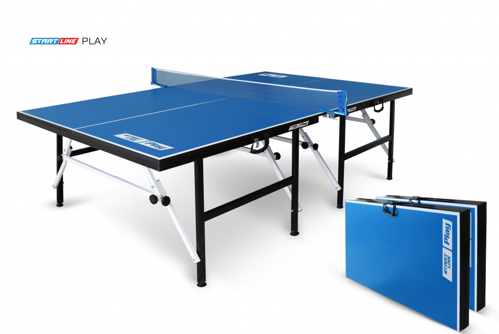 Start Line Play синий из каталога теннисных столов для помещений в Санкт-Петербурге по цене 27990 ₽