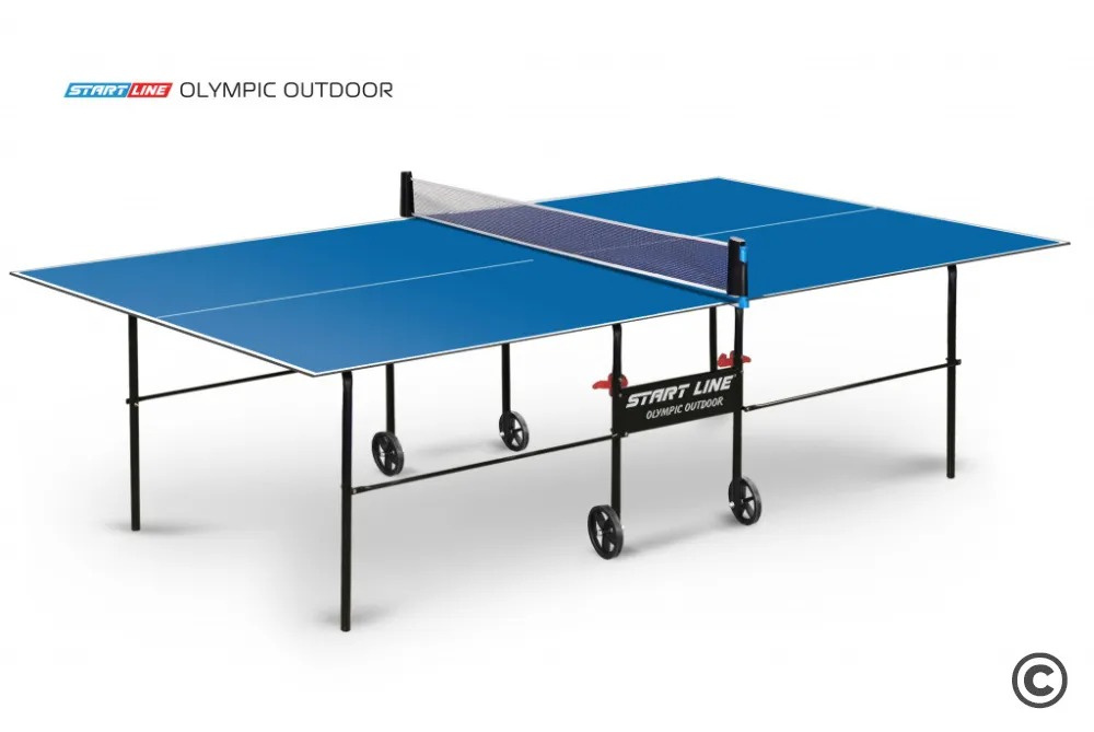 Start Line Olympic Outdoor Синий из каталога влагостойких теннисных столов в Санкт-Петербурге по цене 33590 ₽
