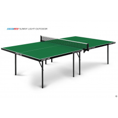 Всепогодный теннисный стол Start Line Sunny Light Outdoor Зелёный в СПб по цене 33990 ₽