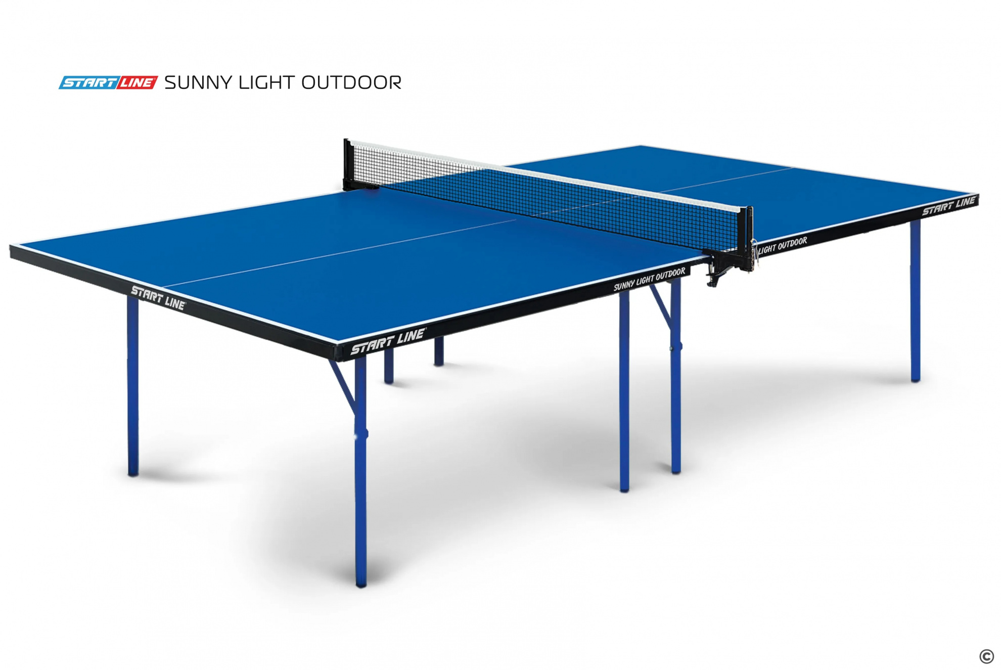 Start Line Sunny Light Outdoor Синий из каталога теннисных столов в Санкт-Петербурге по цене 26590 ₽