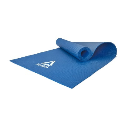 Коврик для йоги Reebok синий 4 мм