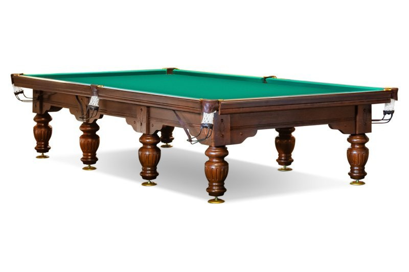 Официальный стол турнира «Кубок Кремля 2022» для русского бильярда Weekend Billiard «Онега» (12 футов, 8 ног, 45мм камень, орех пекан)