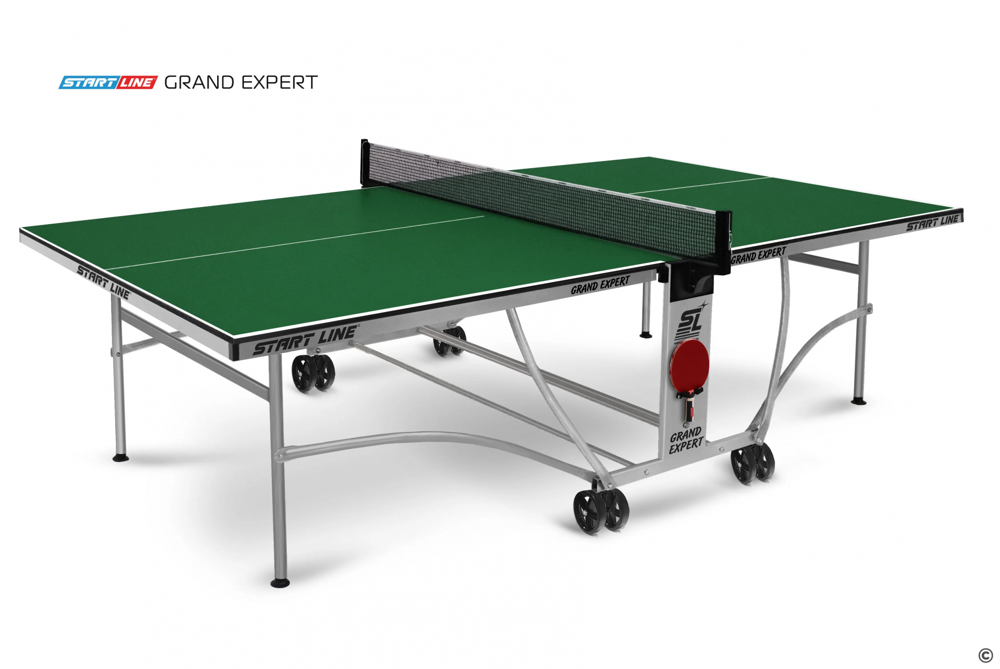 Start Line Grand Expert Зеленый из каталога теннисных столов для помещений в Санкт-Петербурге по цене 27990 ₽