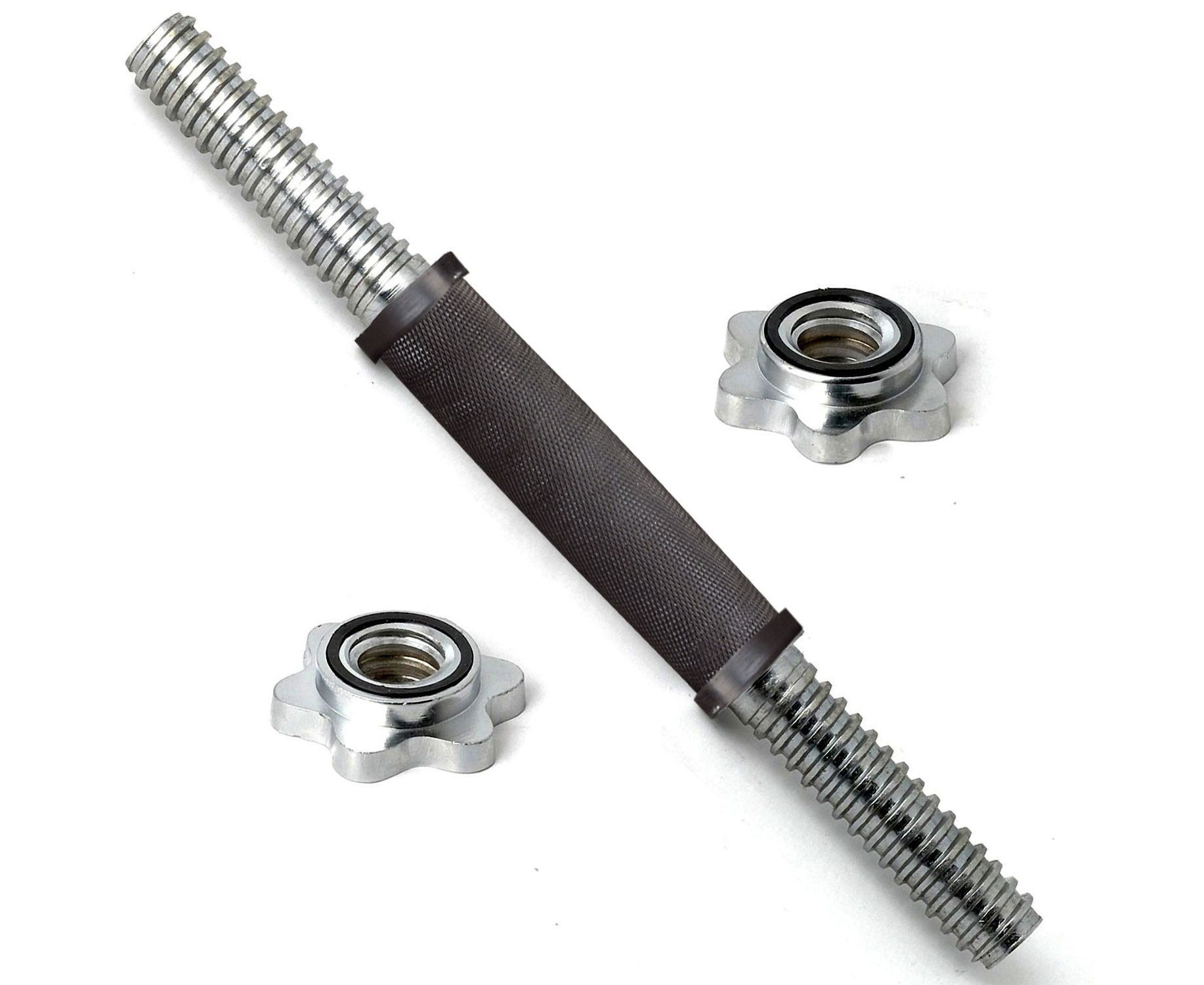 Гантельный гриф DFC с обрезиненной ручкой 350 мм / диаметр 26 мм