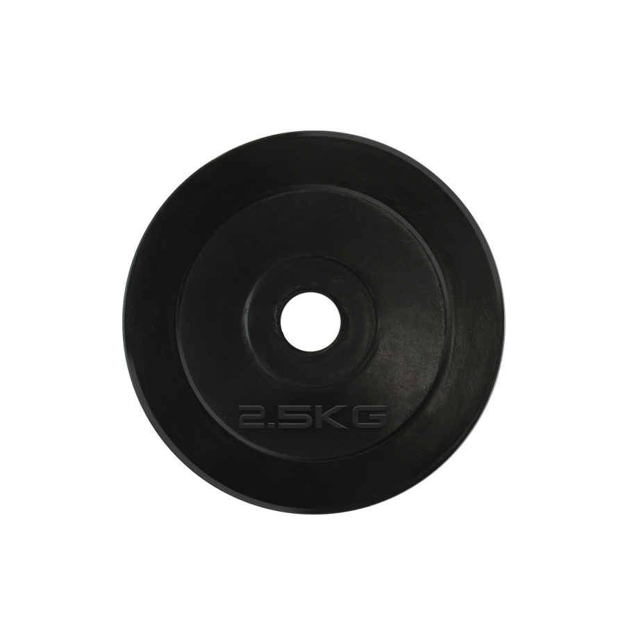 2,5 кг обрезиненный черный в СПб по цене 1130 ₽ в категории диски (блины) для штанг и гантелей UnixFit
