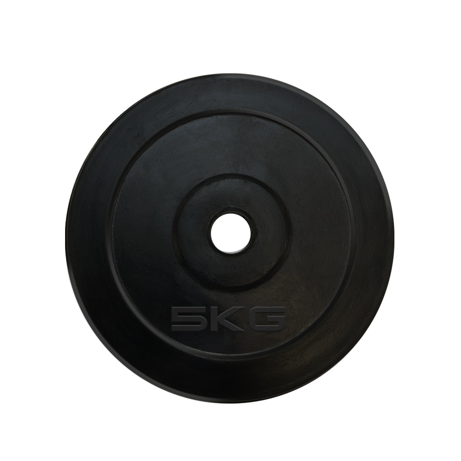 5 кг обрезиненный черный в СПб по цене 1880 ₽ в категории диски (блины) для штанг и гантелей UnixFit