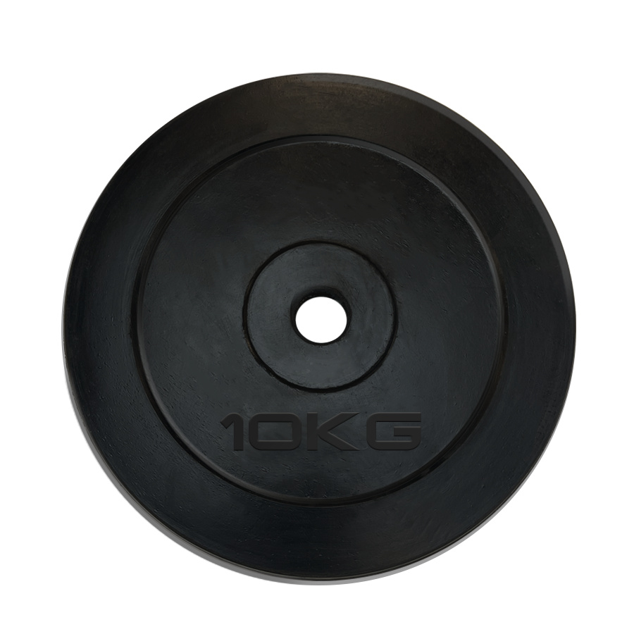 10 кг обрезиненный черный в СПб по цене 3890 ₽ в категории диски (блины) для штанг и гантелей UnixFit