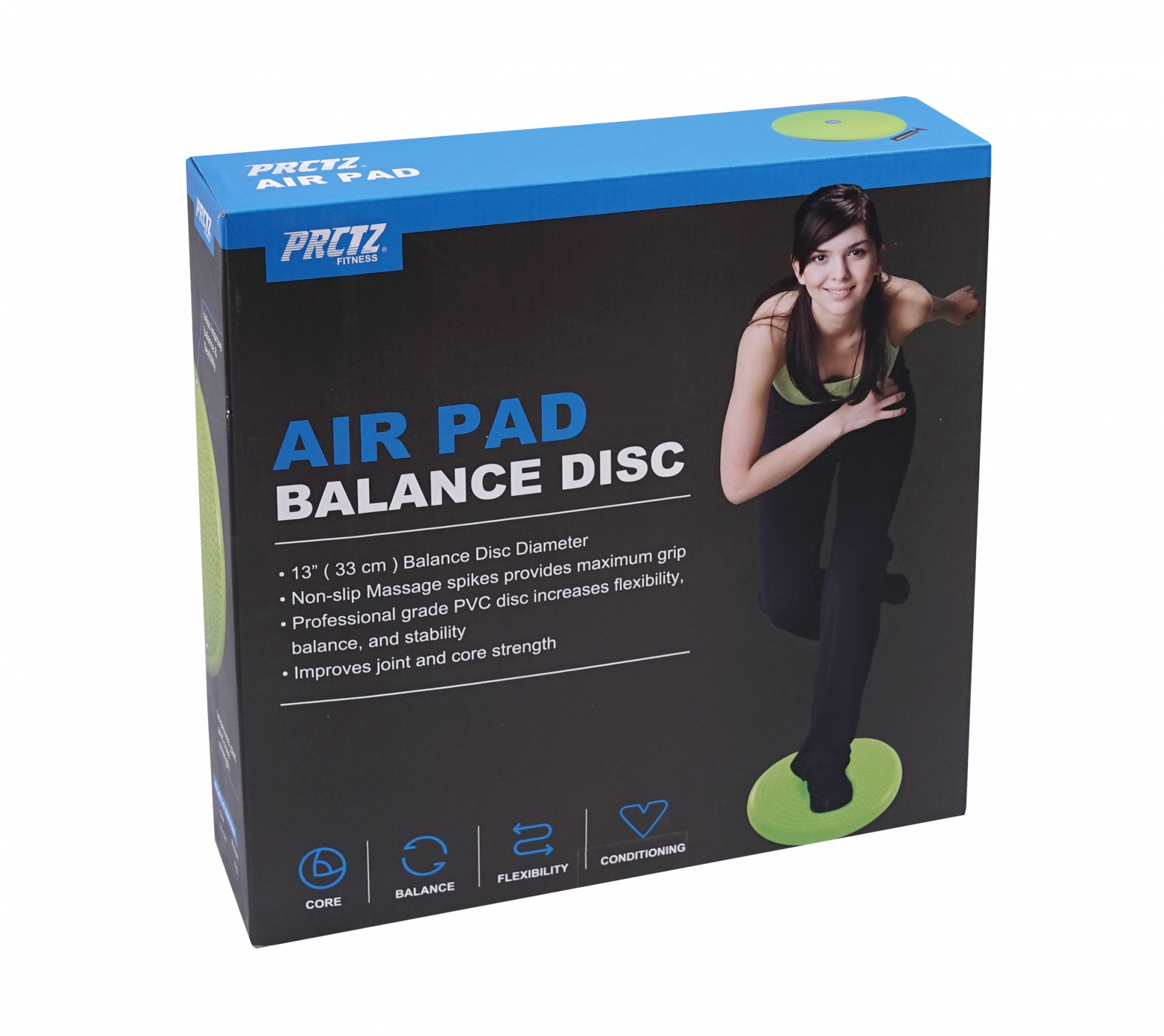 Ролик для йоги и пилатеса PRCTZ Air Pad Balance Disk 33см