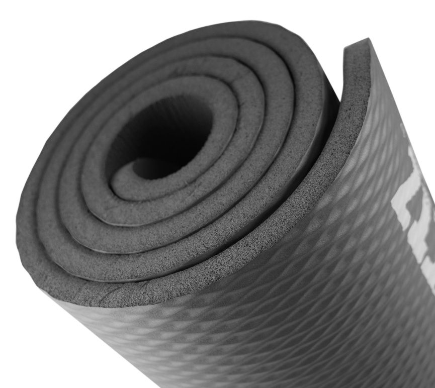 Коврик для фитнеса и йоги PRCTZ в комплекте с ремнем стяжкой 183х80х1,2 см