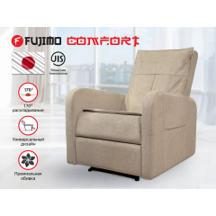 Fujimo COMFORT CHAIR F3005 FMW с механическим приводом Ваниль из каталога массажных кресел в Санкт-Петербурге по цене 44120 ₽