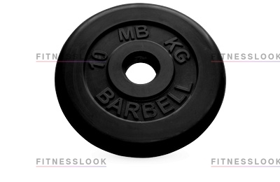 MB Barbell черный - 26 мм - 10 кг из каталога дисков, грифов, гантелей, штанг в Санкт-Петербурге по цене 3162 ₽