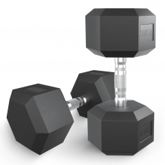 UnixFit гексагональная 30 кг из каталога обрезиненных гантелей в Санкт-Петербурге по цене 9270 ₽