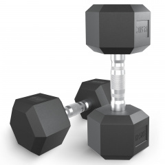 UnixFit гексагональная 12.5 кг из каталога обрезиненных гантелей в Санкт-Петербурге по цене 4510 ₽