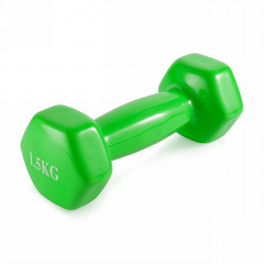 VictoryFit 1,5 кг.  1 шт. VF-DV015 из каталога виниловых гантелей в Санкт-Петербурге по цене 420 ₽