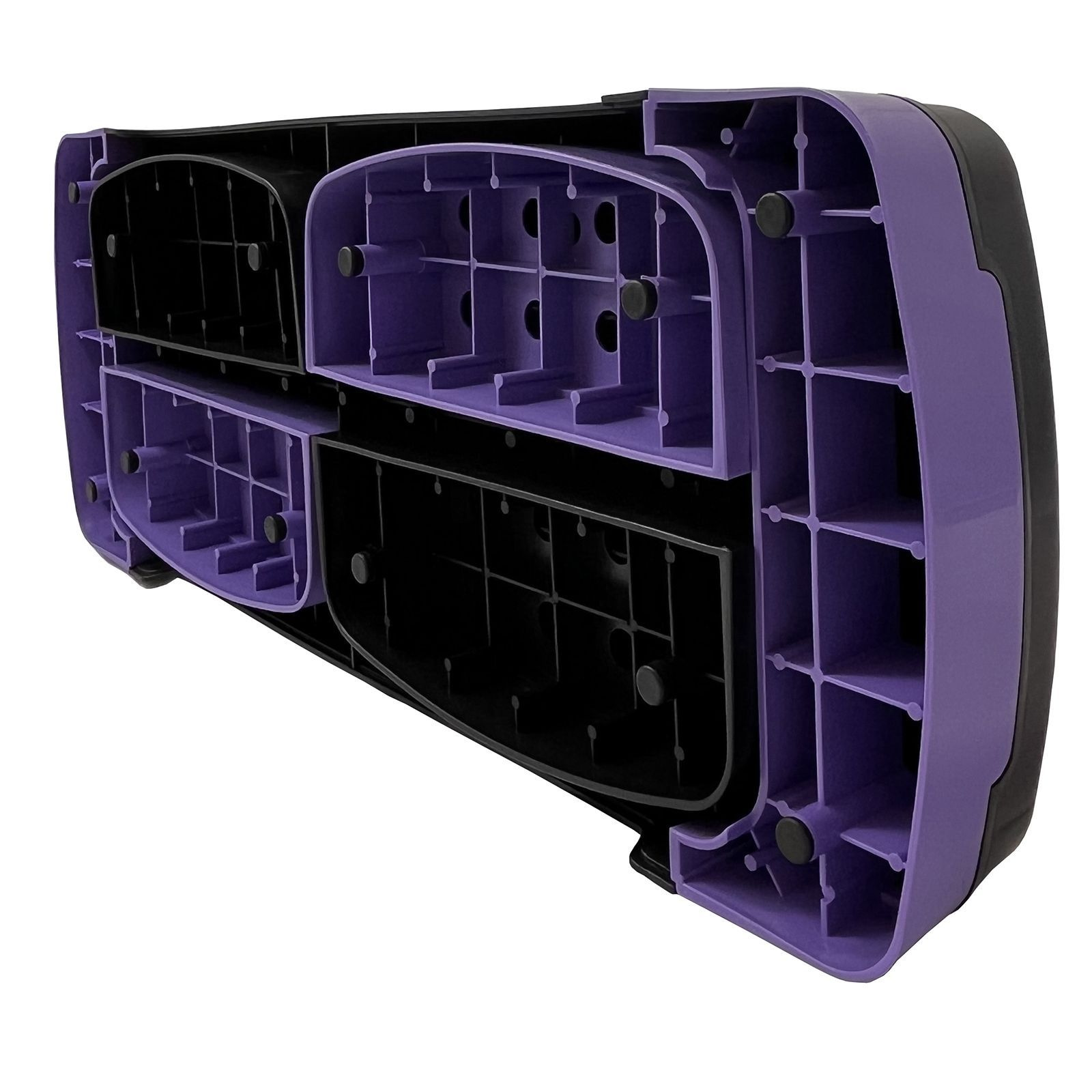 Степ-платформа UnixFit 3 уровня, 80 см, фиолетовый