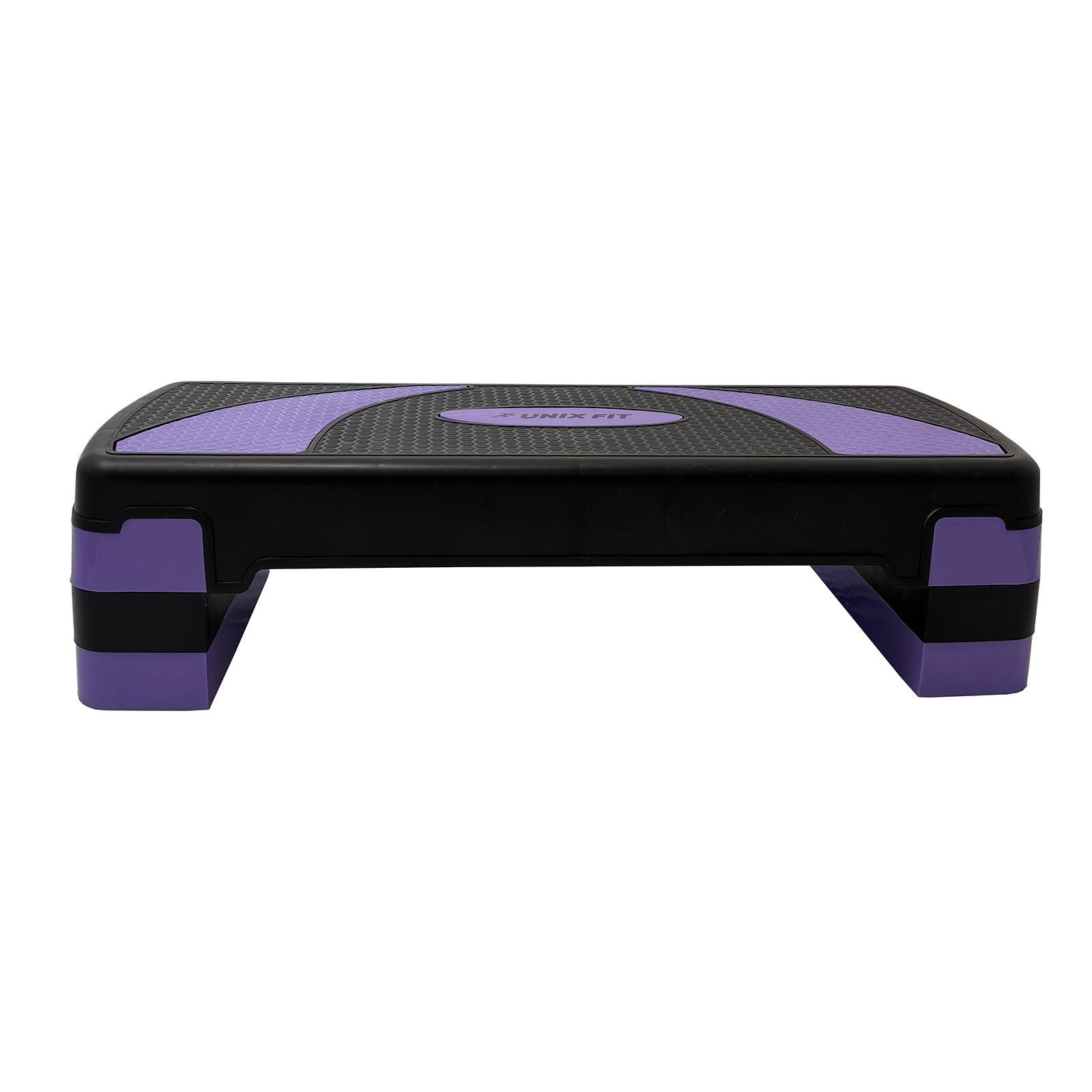 Степ-платформа UnixFit 3 уровня, 80 см, фиолетовый