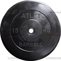 Диск для штанги MB Barbell Atlet - 26 мм - 15 кг в СПб по цене 4690 ₽